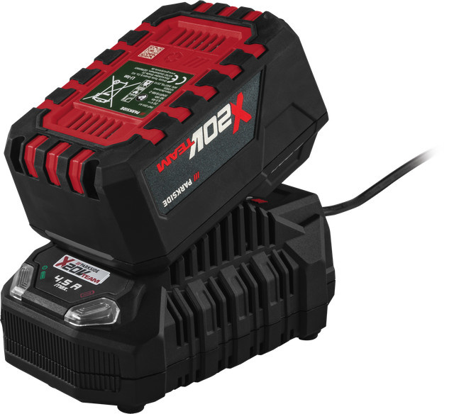 Parkside 20V Akku PAP 204 A1 und Ladegerät PLG 20 C3 in Schwarz - Bild 1
