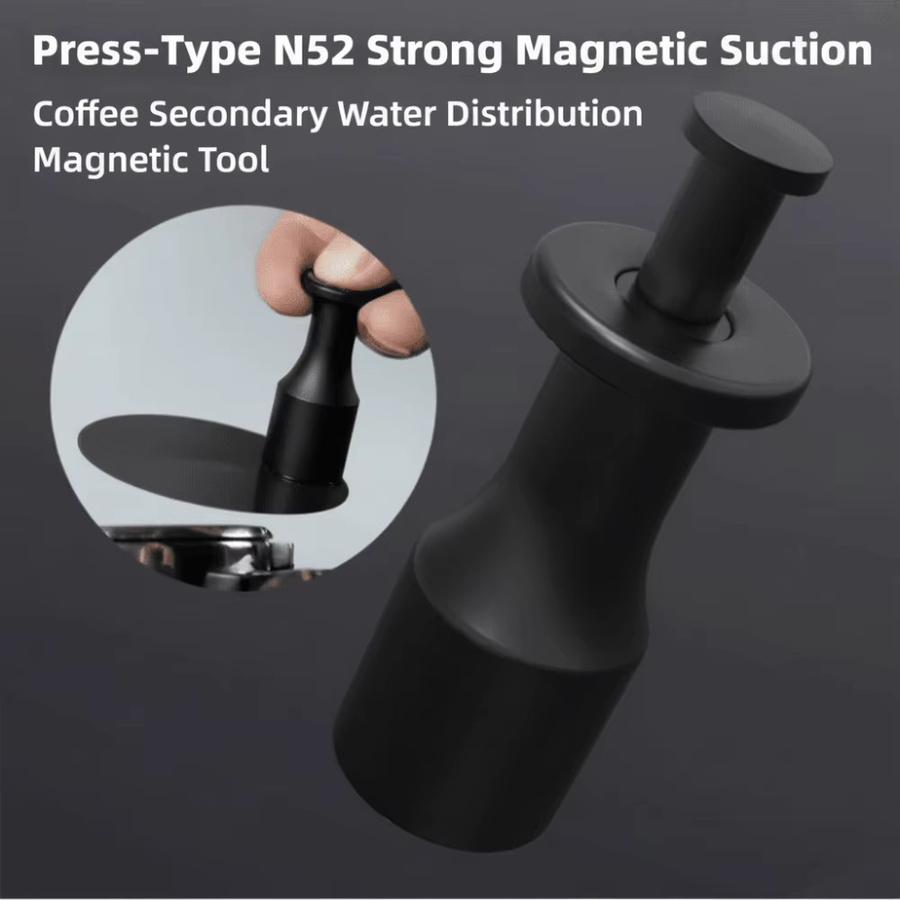 Magnetischer Kaffeefilter aus Edelstahl für pulverbefreie Kaffeeextraktion in Schwarz oder Silber - Bild 3