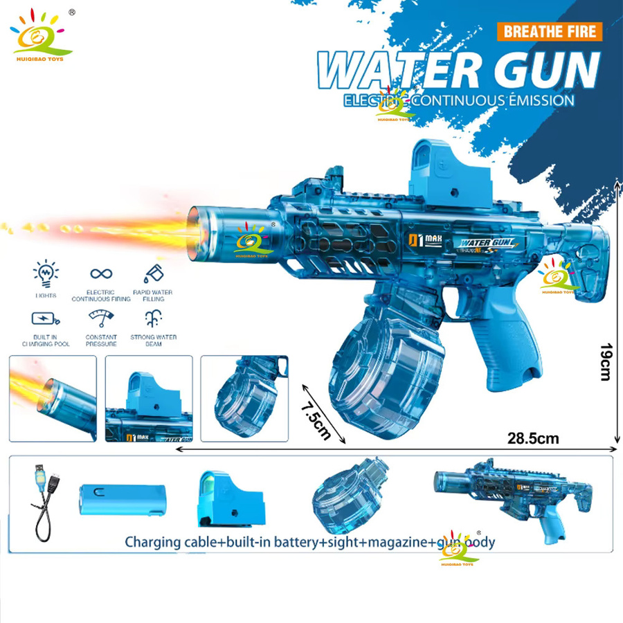 HUIQIBAO Elektrische Wasserpistole, Vollautomatische Angriffspistole - Bild 3