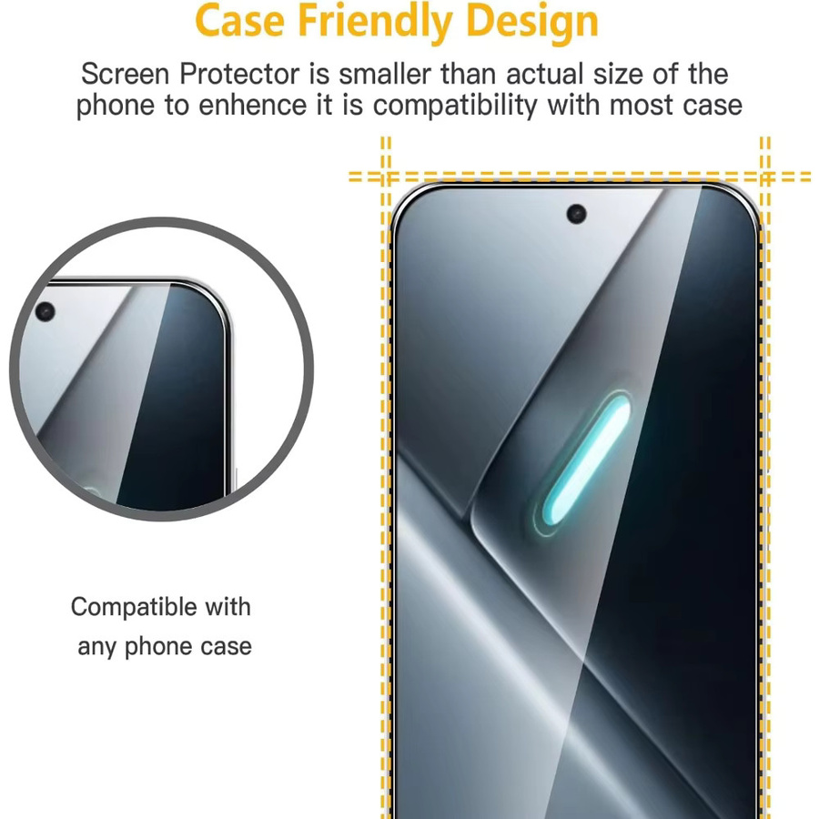 4 Stück Entsperrbare Displayschutzfolien für Xiaomi POCO X8 Pro Max F8 Ultra F7 F6 F5 X7 X6 M7 M6 X5 X4 X3 Pro Schutzglas transparent - Bild 4