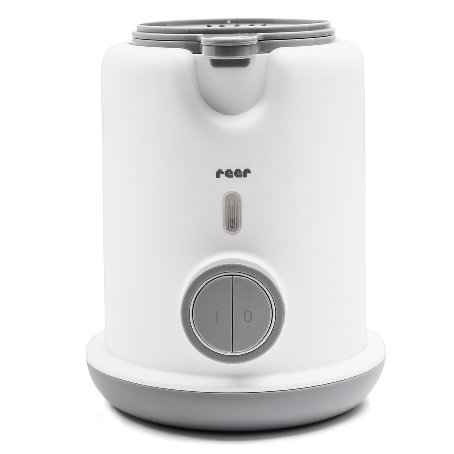 Reer Babykostwärmer TurboFood in Weiß/Grau mit Dampffunktion, BPA-frei und automatischer Abschaltung - Bild 1