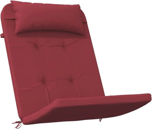 vidaXL Adirondack-Auflagen 2er-Set in Weinrot aus wasserabweisendem Oxford-Gewebe - Bild 1