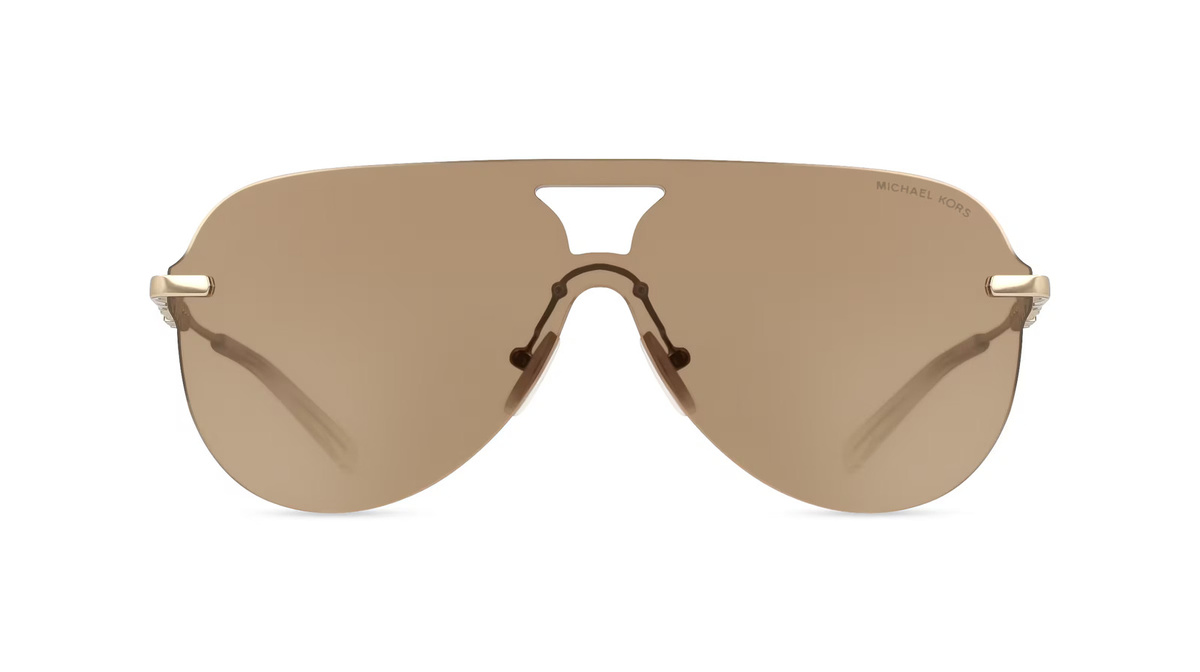 Michael Kors 0MK1149 Sonnenbrille Pilot, randlos, Metall, braun, Damen - Bild 1