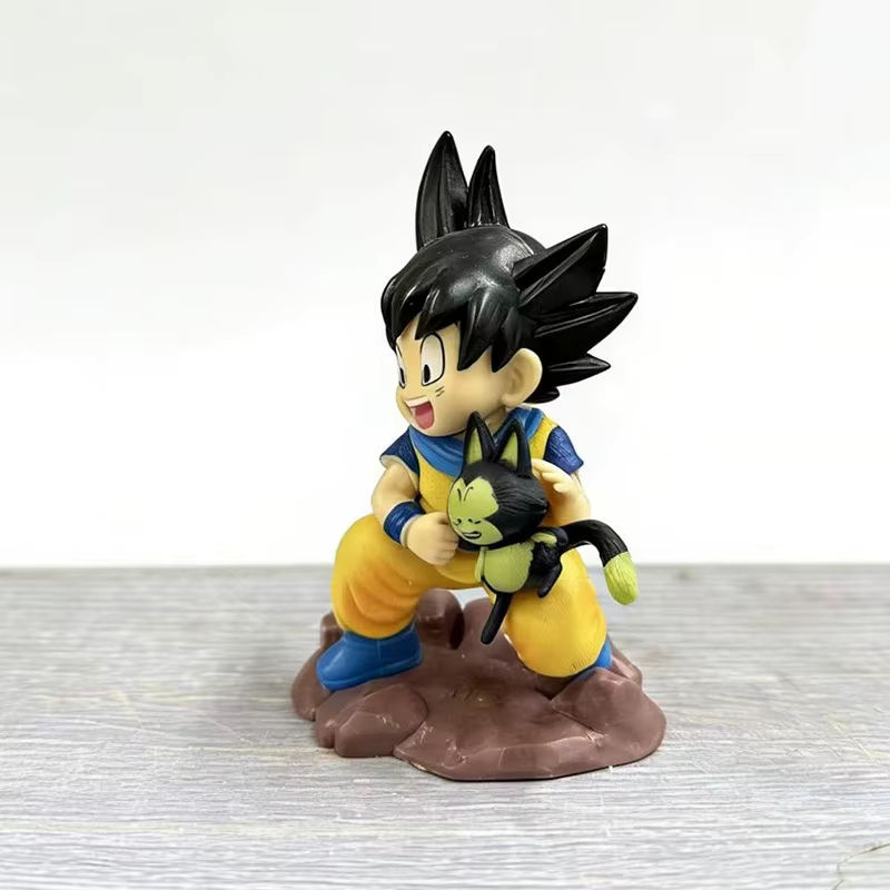 Bandai Dragon Ball Z Anime Figur Goku Sammelmodell aus Kunststoff, mehrfarbig, Höhe: 8,5 cm - Bild 3