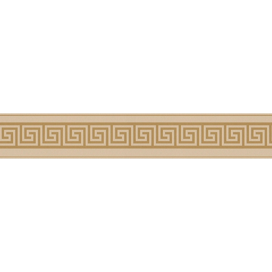 A.S. Création selbstklebende Bordüre Mäander in Gold und Braun, B/H: 10 x 500 cm - Bild 2