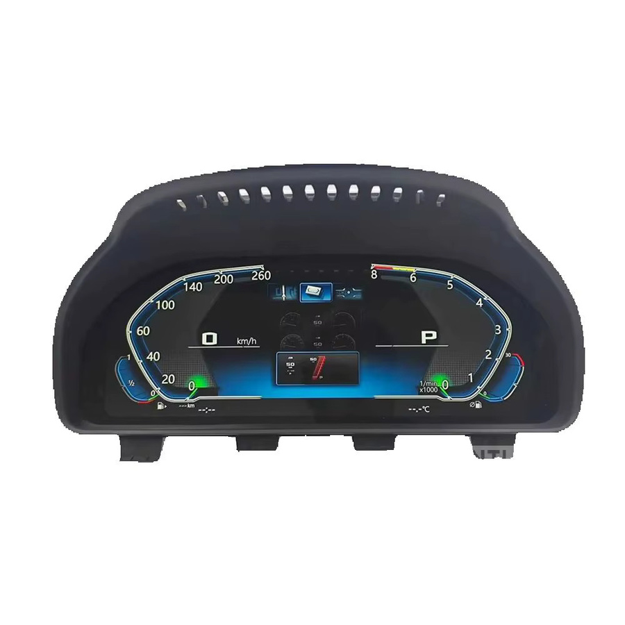 JUN TIAN Digitales Kombiinstrument für BMW 1er Serie F20 F22 mit kabellosem CarPlay, Android Auto, Hicar, Airplay und HDMI in Schwarz - Bild 1