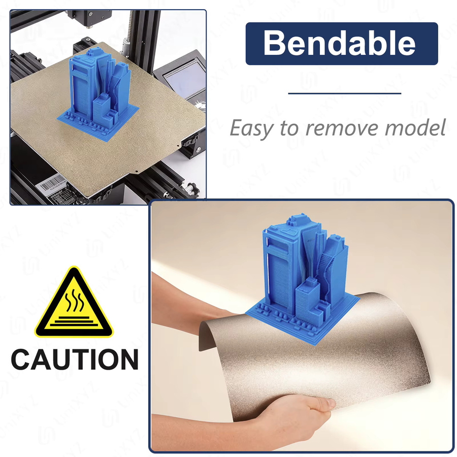 Magnetische PEI-Bauplatte in Gold für Creality 3D-Drucker CR10 Max, CR S4, CR S5, CR6 Max und CR M4 - Bild 2