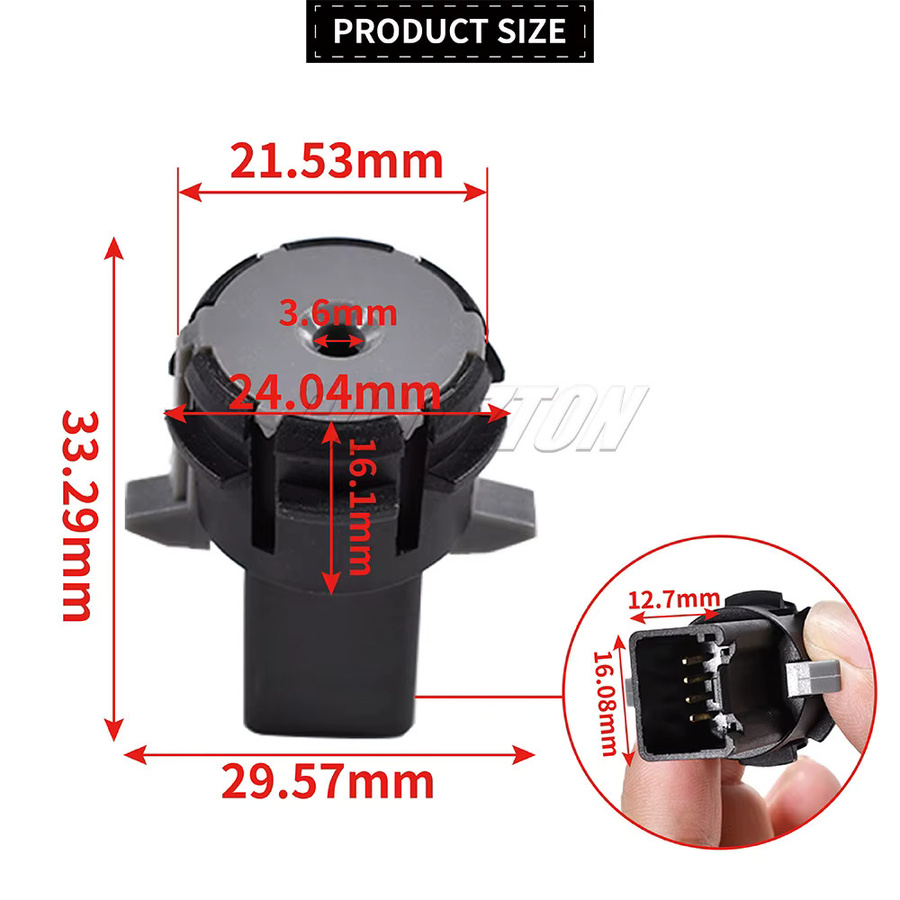 CANDZTON AUX-IN-Anschluss 3,5-mm-Buchse Schwarz für Ford Focus Galaxy S-Max C-Max Tourneo Connect Transit Mondeo - Bild 2