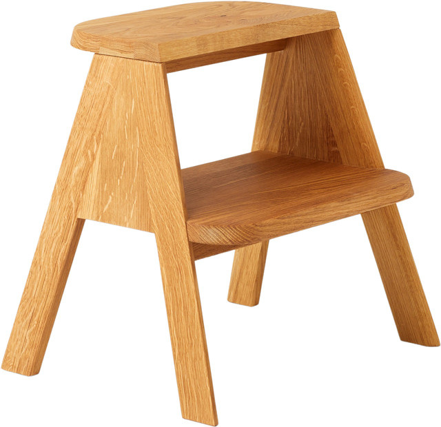 HAY Butler Trittleiter aus Holz in Eiche Natur Braun Matt - Bild 1