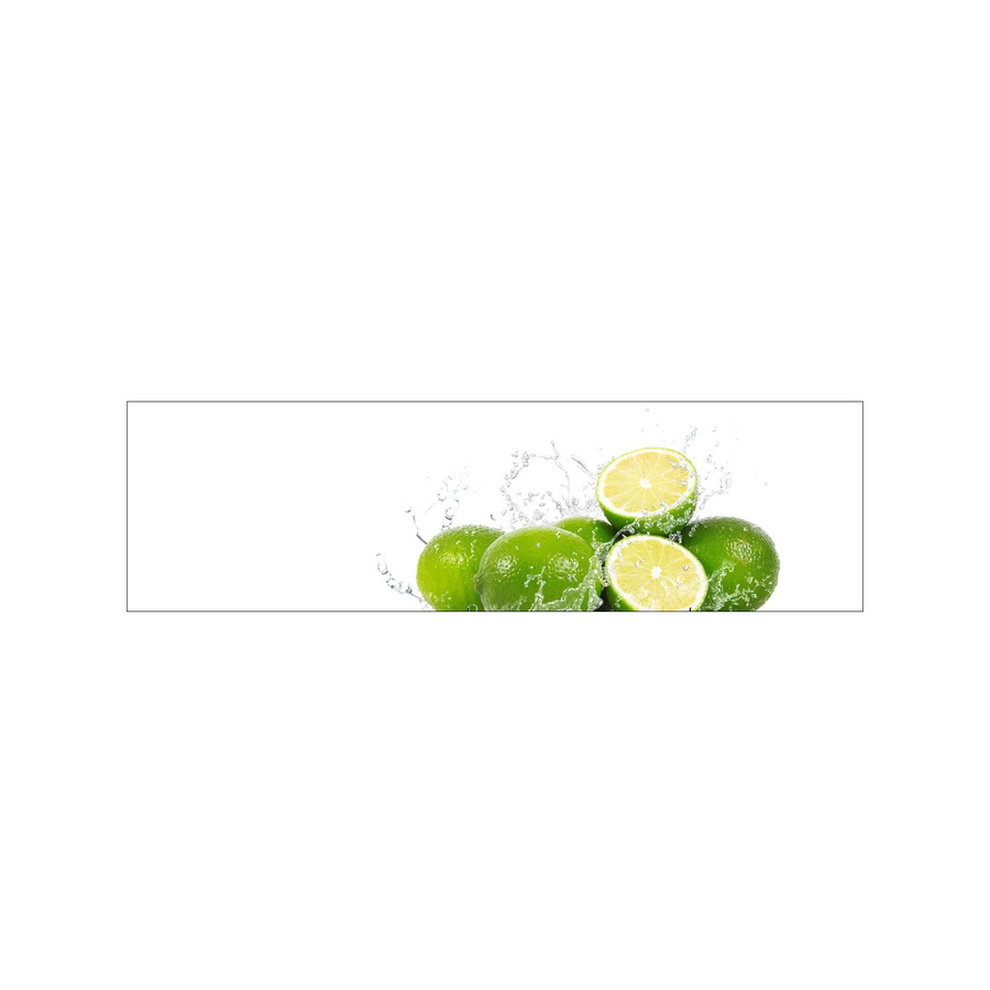 MySpotti Küchenrückwand Profix Cucina Aqua in Limettengrün mit Aluminium, Breite: 210 cm, Höhe: 60 cm - Bild 1