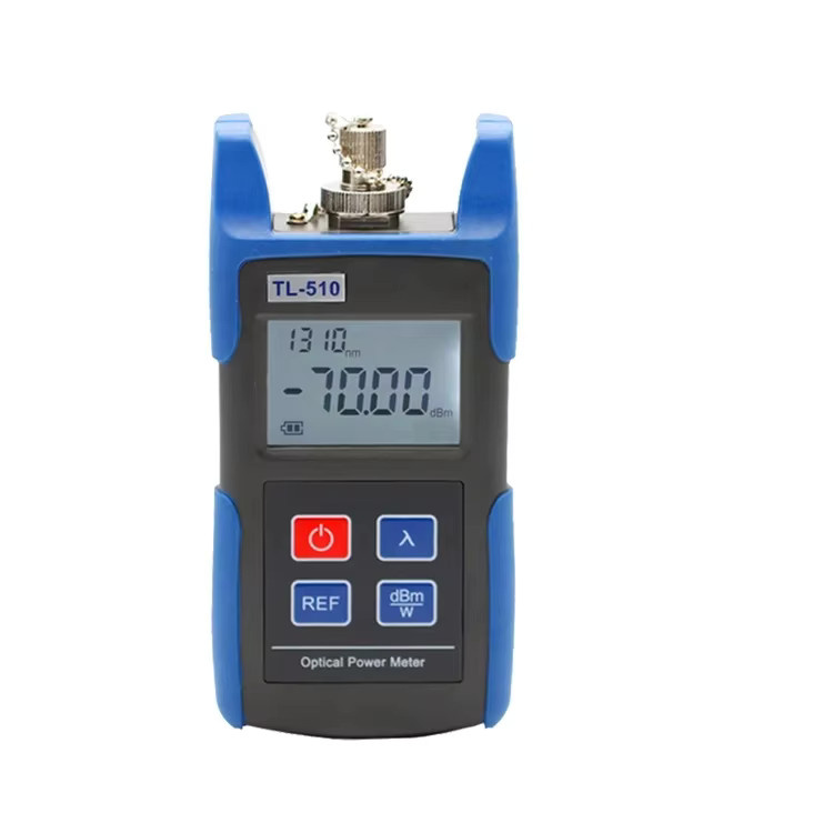 Optoelecs FTTH Optisches Multimeter Set TL510A Optischer Leistungsmesser und TL512 Lichtquelle 1310/1550 nm in Blau - Bild 2