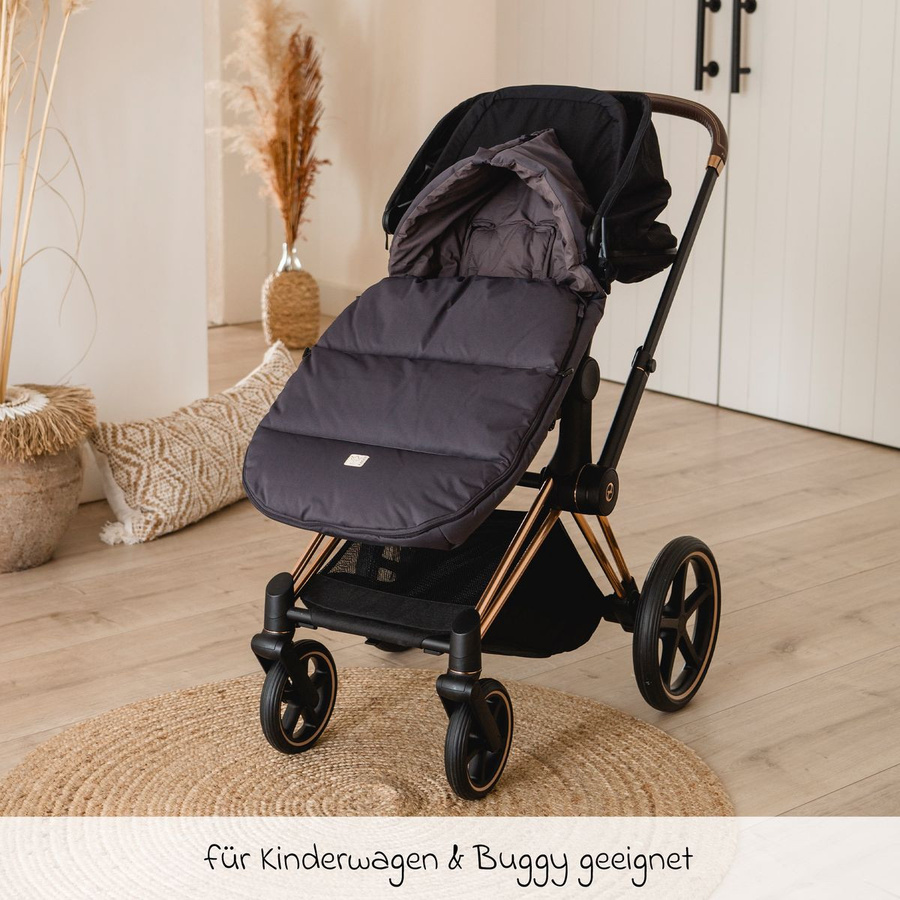 Kaiser Daunen-Fußsack Downy XL für Kinderwagen und Buggy in Anthrazit - Bild 5