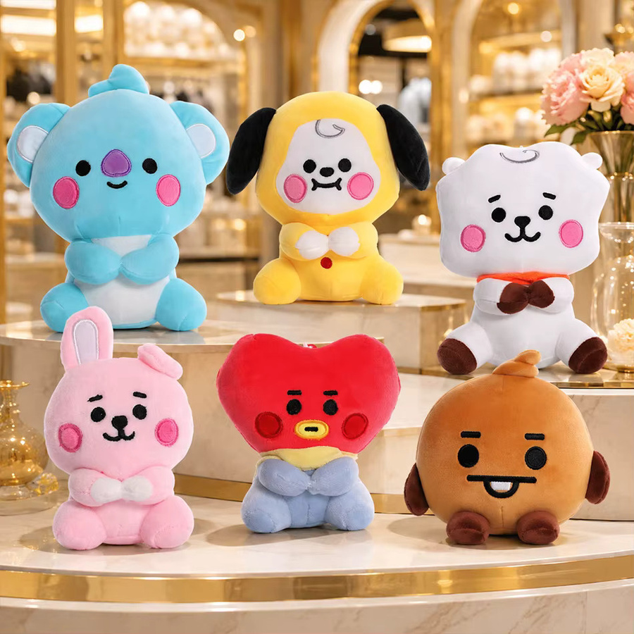 Bandai BT21 Plüschtier-Rucksack-Anhänger, Tiere, Bunt / Mehrfarbig - Bild 2