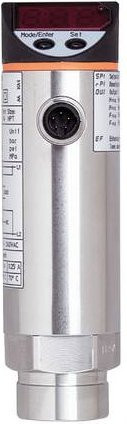 ifm Electronic Drucksensor PN4221 in Silber, Messbereich 0 MPa bis 25 MPa, 1 Öffner und 1 Schließer, Steckanschluss - Bild 1