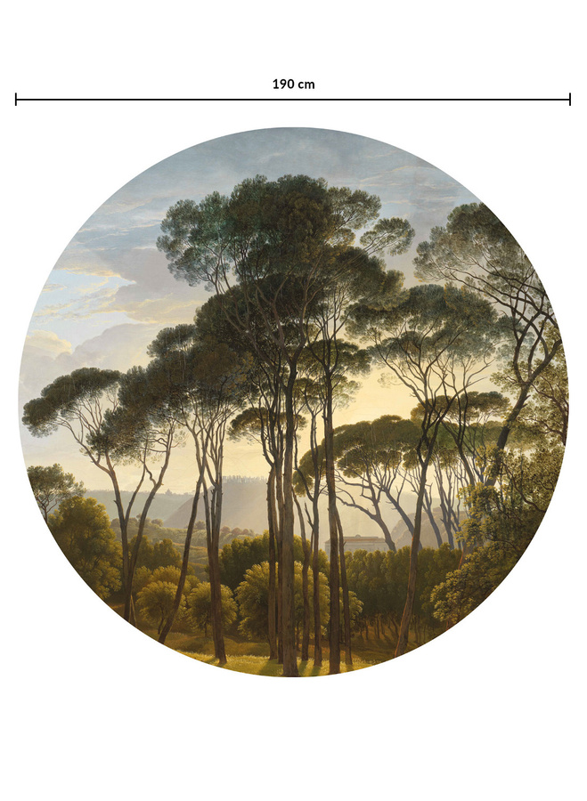KEK Amsterdam Wallpaper Golden Age Landscapes 1 Circle Multicolor, Durchmesser: 190 cm - Bild 1