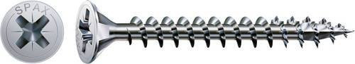 Spax Senkkopfschraube aus Stahl in Silber, Durchmesser: 4 mm, Länge: 55 mm - Bild 1