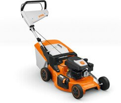 STIHL Benzin-Rasenmäher RM 253 mit Multi-Messer, Mulchkeil, Seitenauswurf und 55 l Grasfangkorb - Bild 1