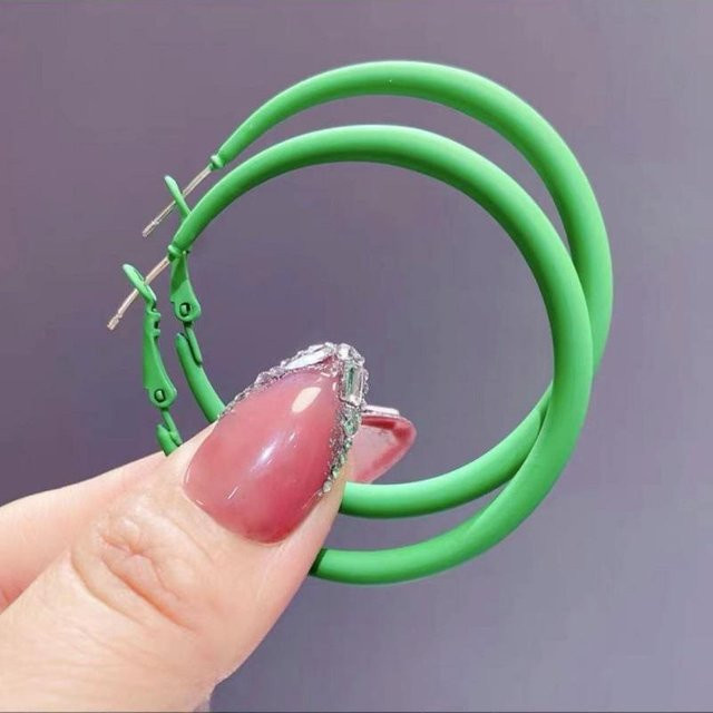 YULIN Creolen, Bunt, Zinklegierung, 5 cm, Damen - Bild 1