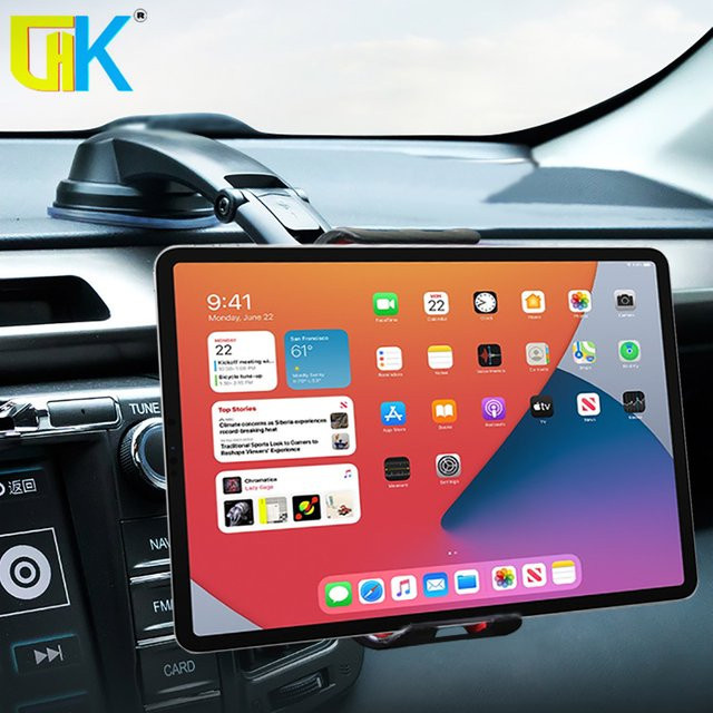 Samsung Tablet und Smartphone Autohalterung mit Saugnapf in Schwarz für Galaxy Z Fold und iPhone oder iPad Mini und Air - Bild 1