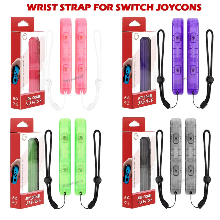 HeroAngel Handgelenkschlaufe für Nintendo Switch Joy-Con Controller in Pink, Weiß oder Multicolour - Bild 2
