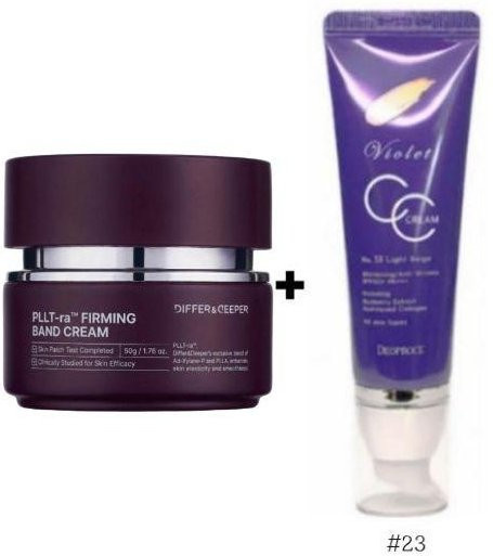 DIFFER&DEEPER PLLT-RA Straffende Band-Creme, 50 g, Poly-L-Milchsäure-Komplex - Bild 1