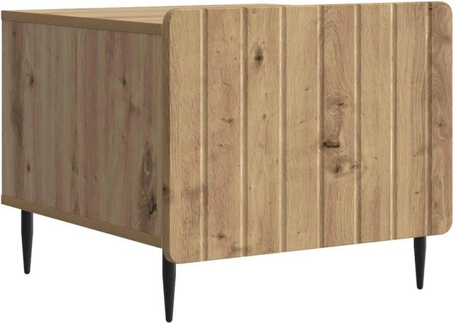 vidaXL Couchtisch Artisan-Eiche in Braun, moderner Couchtisch aus Holzwerkstoff, B/T/H: 49 x 50 x 42 cm - Bild 1