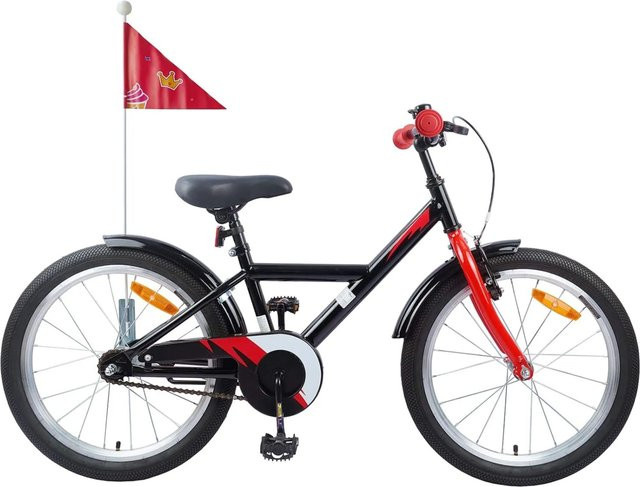 vidaXL Kinderfahrrad 20 Zoll Schwarz für 6-11 Jahre - Bild 1