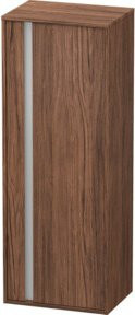 Duravit Hochschrank Ketho in Nussbaum dunkel, B/T/H: 50 x 36 x 132 cm, Tür rechts - Bild 1