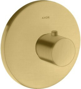 Hansgrohe Axor Uno Highflow UP-Thermostat Fertigset in Brushed Gold Optik - Bild 1