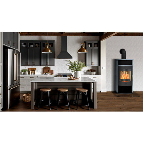 Fireplace Kaminofen Barcelona Speckstein Schwarz 8,1 kW - Bild 3