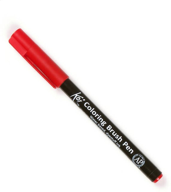 Sakura Koi Coloring Brush Pen in Rot - Bild 1