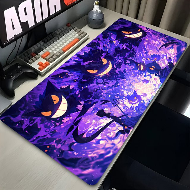 Bandai Pokémon Mauspad Gengar Anime Schreibtischunterlage in Purple - Bild 1
