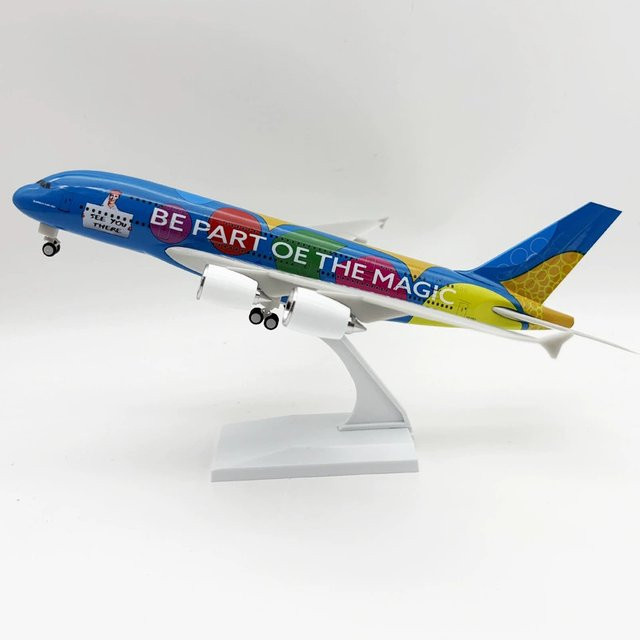 ZOCO Modellflugzeug Emirate A380 Dubai Expo, Flugzeugmodell, Maßstab 1:24, 30 cm - Bild 1