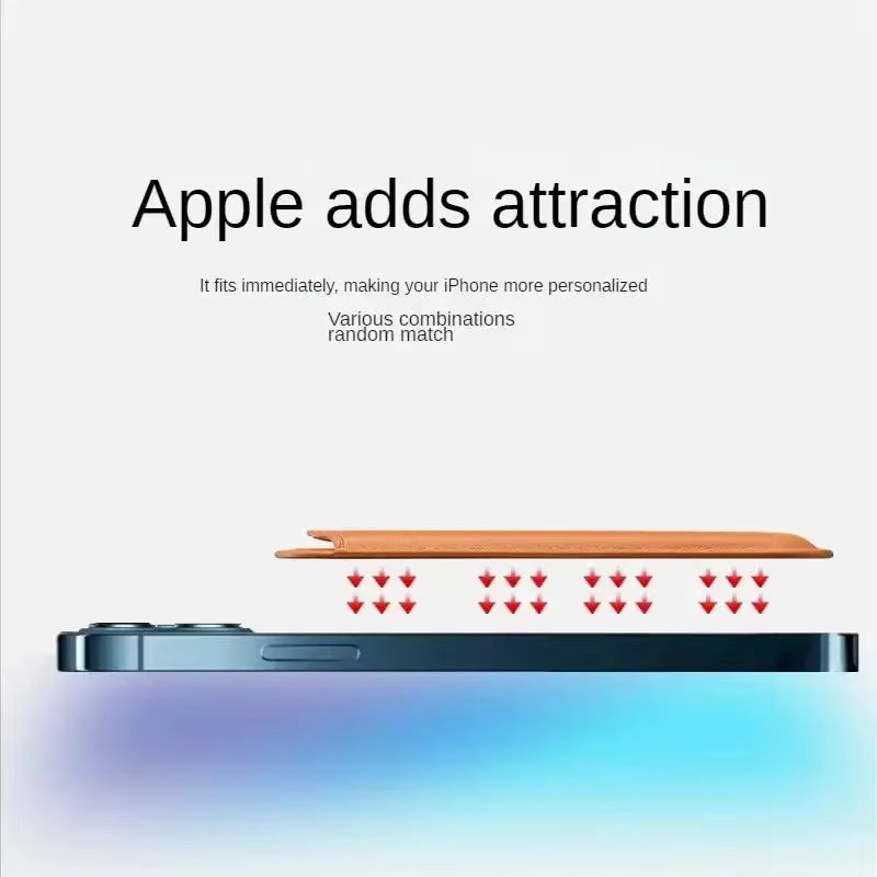 Apple Finewoven Kartenetui Hülle mit starkem Magnet für iPhone 17 16 15 14 13 12 Pro Max Plus und MagSafe in Schwarz - Bild 3