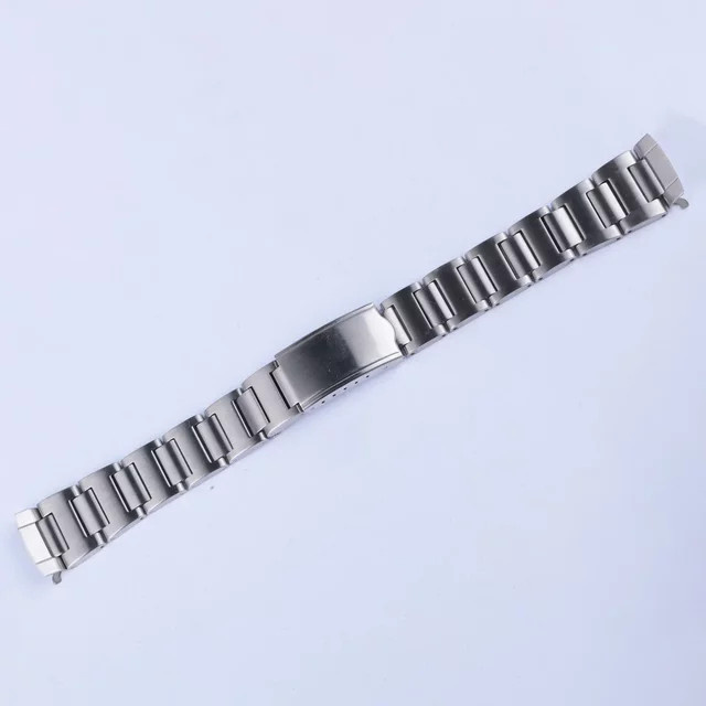 Rolamy Uhrenarmband Edelstahl, Vintage, 19 mm, Silber, Unisex - Bild 1