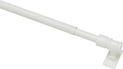 Gardinia Caféhausstange California aus Metall in Weiss, Länge: 120 cm, Durchmesser: 1,2 cm - Bild 1