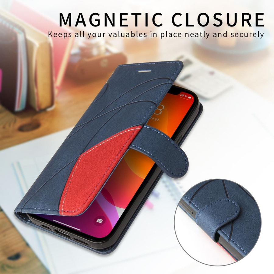 Leder Brieftasche Handyhülle mit Magnetischem Klappständer für Motorola Moto G85 G75 G55 G35 G05 G56 G86 G57 G67 G15 Power - Bild 1
