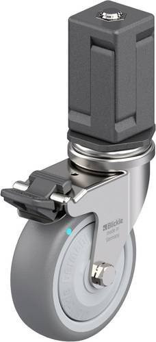 Blickle Edelstahl-Apparate-Lenkrolle LRXA-TPA 75KFD-FI-EXV07 in Silber, Rad-Durchmesser: 75 mm, Tragfähigkeit: 75 kg - Bild 1
