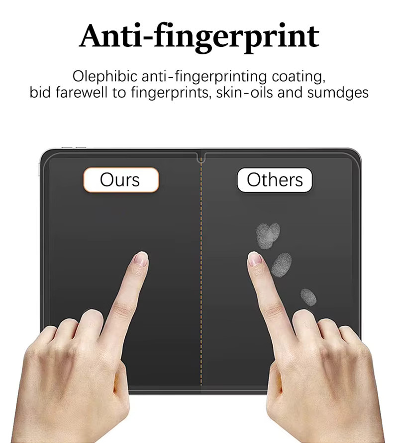 2 Stück Displayschutzfolie mit Papiergefühl für Samsung Galaxy Tab A9 Plus A11 A9 8.7 in Transparent - Bild 3