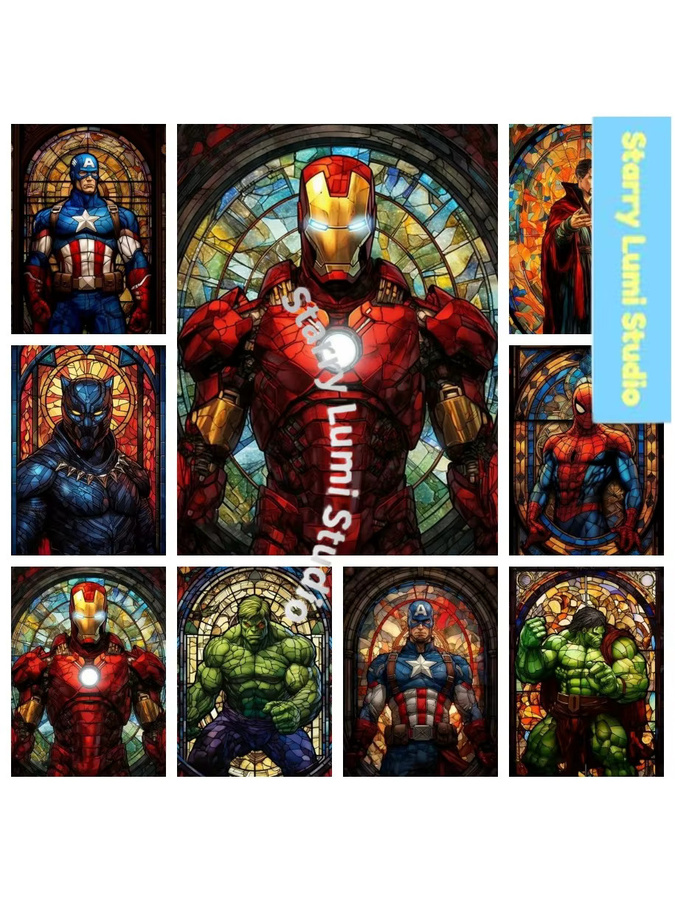 KAYOU Avengers 5D Diamantmalerei DIY Set mit Marvel Charakteren in Multicolour - Bild 2