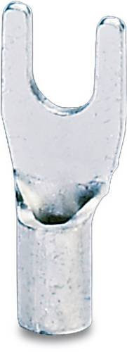 Phoenix Contact Gabelkabelschuh 0.50 mm² bis 1 mm² in Silber, Loch-Ø 6.5 mm, unisoliert, 100 Stück - Bild 1