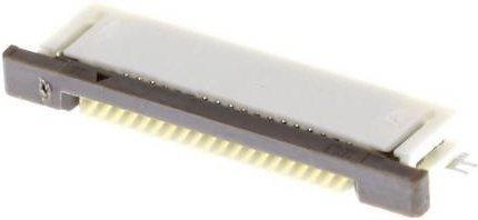 Molex FFC/FPC-Anschluss 20-polig in Weiß mit 0,5 mm Rastermaß - Bild 1