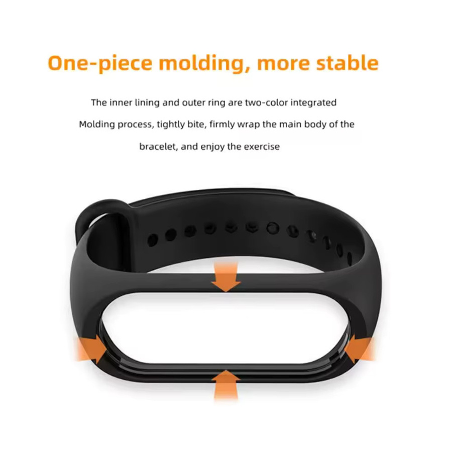 Xiaomi Uhrenarmband Silikon, Schwarz, Unisex - Bild 3