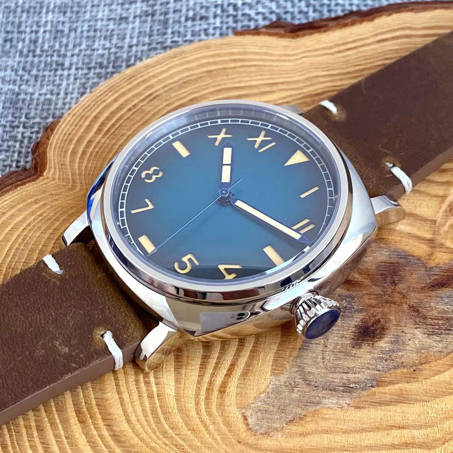Tandorio Armbanduhr Automatik, Edelstahl, Blau, 42 mm, Herren - Bild 4