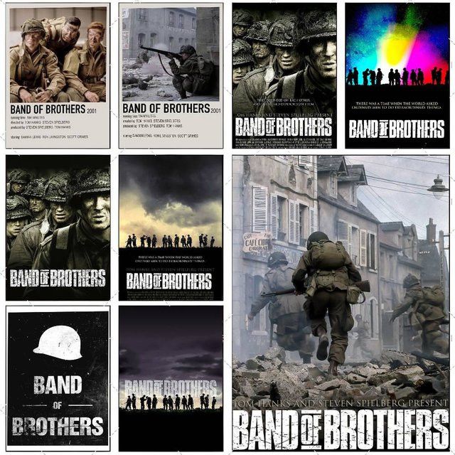 Band Of B-Brothers Poster hochauflösender selbstklebender und wasserfester Kunstaufkleber zur Heimdekoration für dein Wohnzimmer - Bild 1