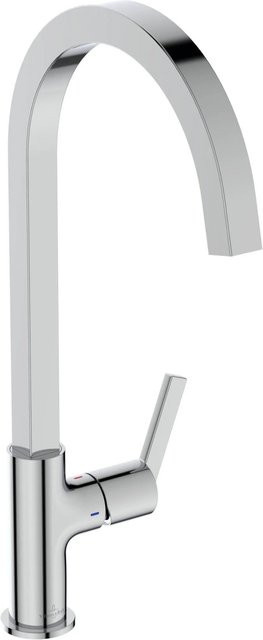 Villeroy & Boch Variaro Küchenarmatur C-Form in Chrom mit Schwenkauslauf für Hochdruck - Bild 1