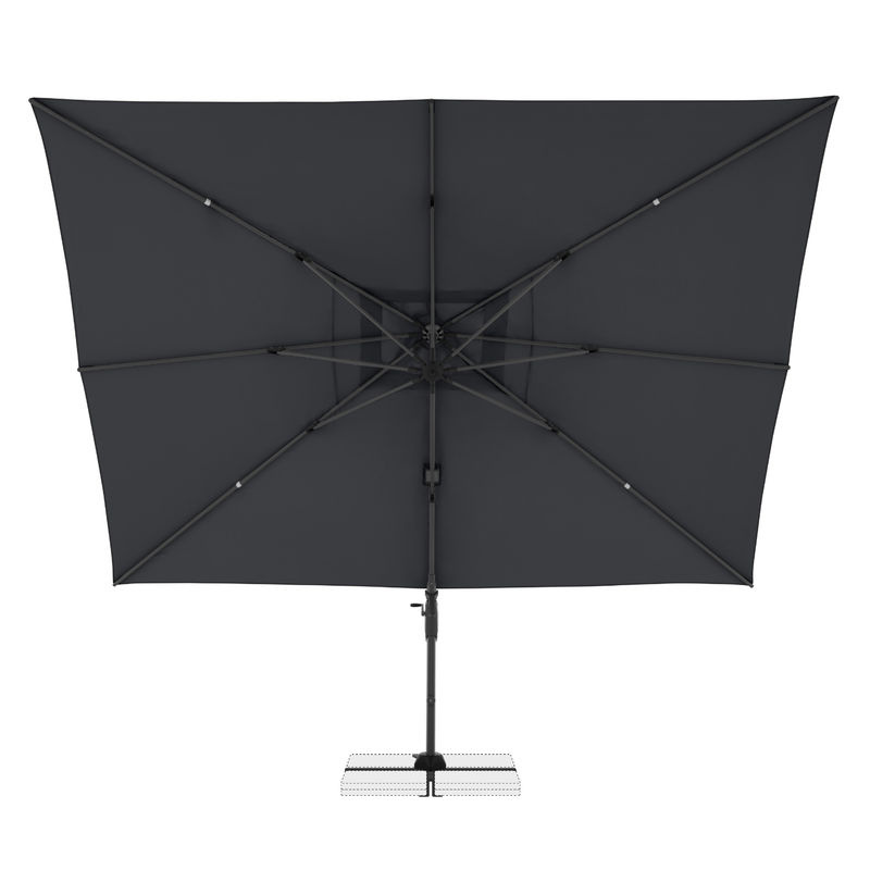 Doppler Ampelschirm LIFE anthrazit B/T: 300 x 400 cm - Bild 5