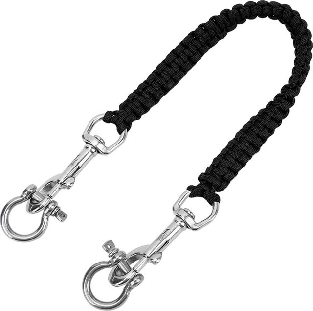 CosyHome Tauchen Kamera Lanyard in Schwarz mit 360 Grad flexibler Rotation und Korrosionsschutz - Bild 1
