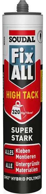 Soudal Fix All High Tack Hybrid Kraftkleber MS-Polymer, Weiß, 420 g - Bild 3