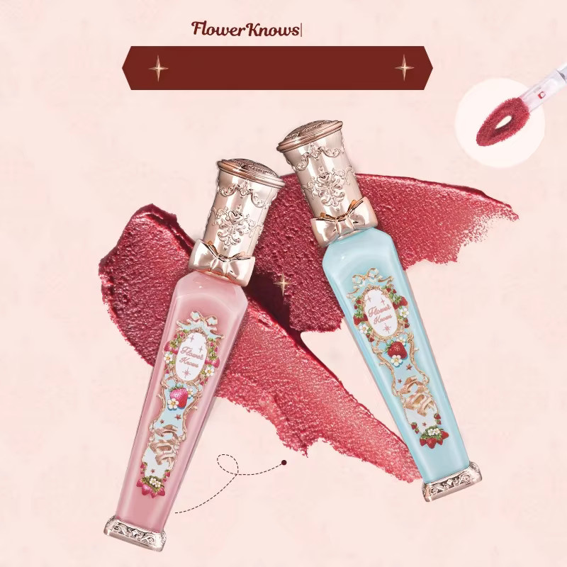 Flower Know Erdbeer-Rokoko Cloud Flüssiger Lippenstift, Milchtee, Matt - Bild 2